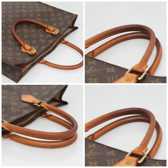 LOUIS VUITTON Monogram Sac Plat Hand Bag M51140 LV Auth 137346 - Picture 16 of 16